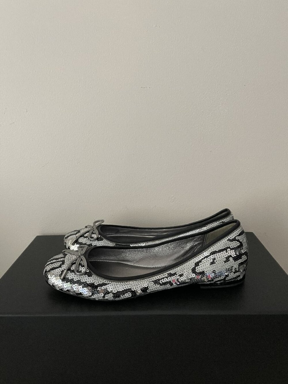 COACH Sequin Ballet Flats